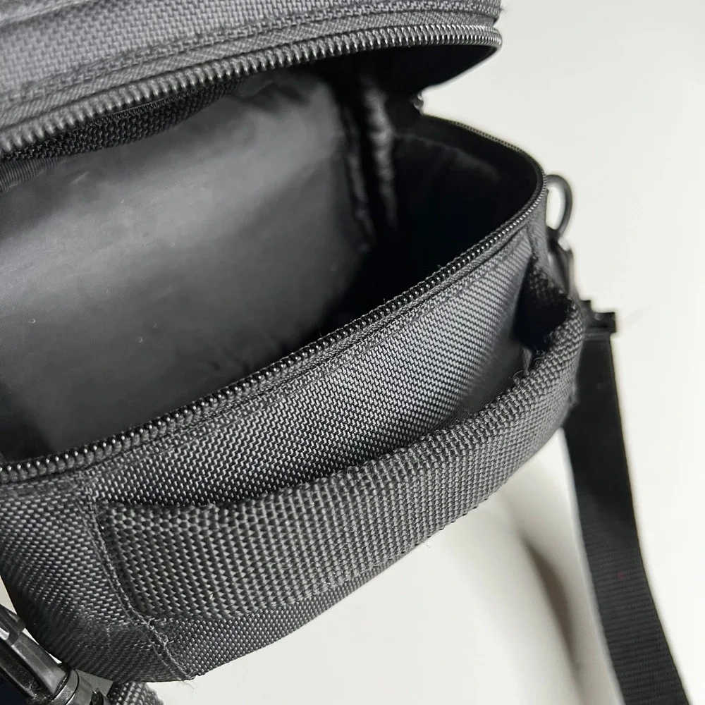Sony Compact Camera Bag Black Nylon Padded Carrying Case with Shoulder Strap